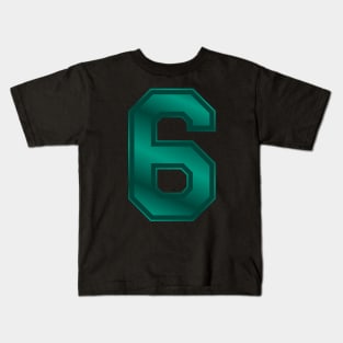 6 || Sportswear | Number Kids T-Shirt